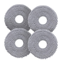 Roborock lot de 4 chiffons de vadrouille en microfibre pour aspirateur Robot QV 35A et QV 35S, accessoires de remplacement