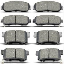 DYZJKWJW D1086 D1521 Pastiglie freno in ceramica anteriori posteriori Set 8 pezzi adatti per Honda CR-V 2007-2016 Per Honda Crosstour 2012-2015 P