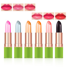 PPPanYiDi 7 STK Aloe Vera Farveskiftende Fugtgivende L?bestift til Kvinder Magisk Temperatur Farveskift L?bestift Lip Blam Gloss Makeup Gaves?t L