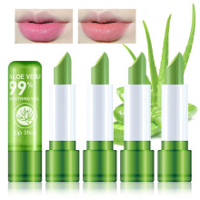 PPPanYiDi 4 STK Aloe Vera Farveskiftende Fugtgivende L?bestift til Kvinder Magisk Temperatur Farveskift L?bestift Lip Blam Gloss Makeup Gaves?t L