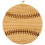 Helt bambu baseballformad skrbrda i bambu och charkbrda Bra present till baseballfans 1