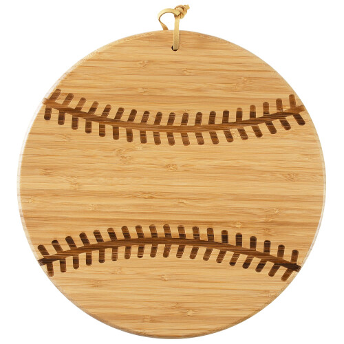 Helt bambu baseballformad skrbrda i bambu och charkbrda Bra present till baseballfans