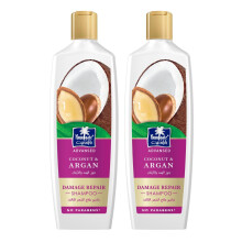 Parachute Advansed Argan Shampoo voor dames en heren | Herstelt droog en beschadigd haar| Hydrateert het haar| 0% Schadelijke chemicali? | 11,4 floz