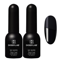 DIDIER LAB - Premium No Wipe Gel Top Coat Super Shiny for UV Gel Nail Polish - HEMA and TPO-Free - Clean Formula - Scratch-Resistant UV Top Coat for a