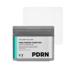VT COSMETICS PDRN Tension Toner Pad, feuchtigkeitsspendende Gesichtswasser-Pads zum Aufpolstern mit 8 Arten von Hyaluronsure und Panthenol, Dehn