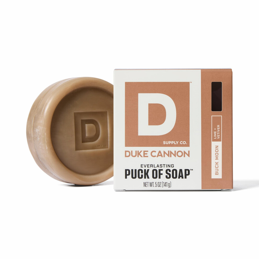 Duke Cannon Supply C Duke Cannon Supply Co. Bar Soap Puck - Men's Rounded Bar Soap With Masculine Scents - Disc-Shaped Mens Soap - Hydrating & Deep Cleaning - All Skin Typ