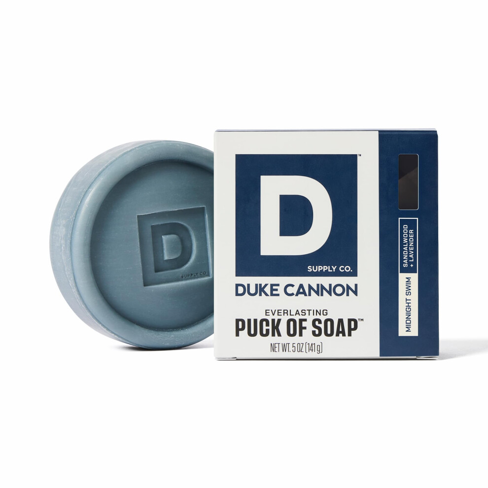 Duke Cannon Supply C Duke Cannon Supply Co. Bar Soap Puck - Men's Rounded Bar Soap With Masculine Scents - Disc-Shaped Mens Soap - Hydrating & Deep Cleaning - All Skin Typ