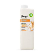 Dicora Urban Fit Crme de douche Lotion hydratante pour le corps Douche humide pour peaux sensibles Yaourt protin et avoine Avena 25,4