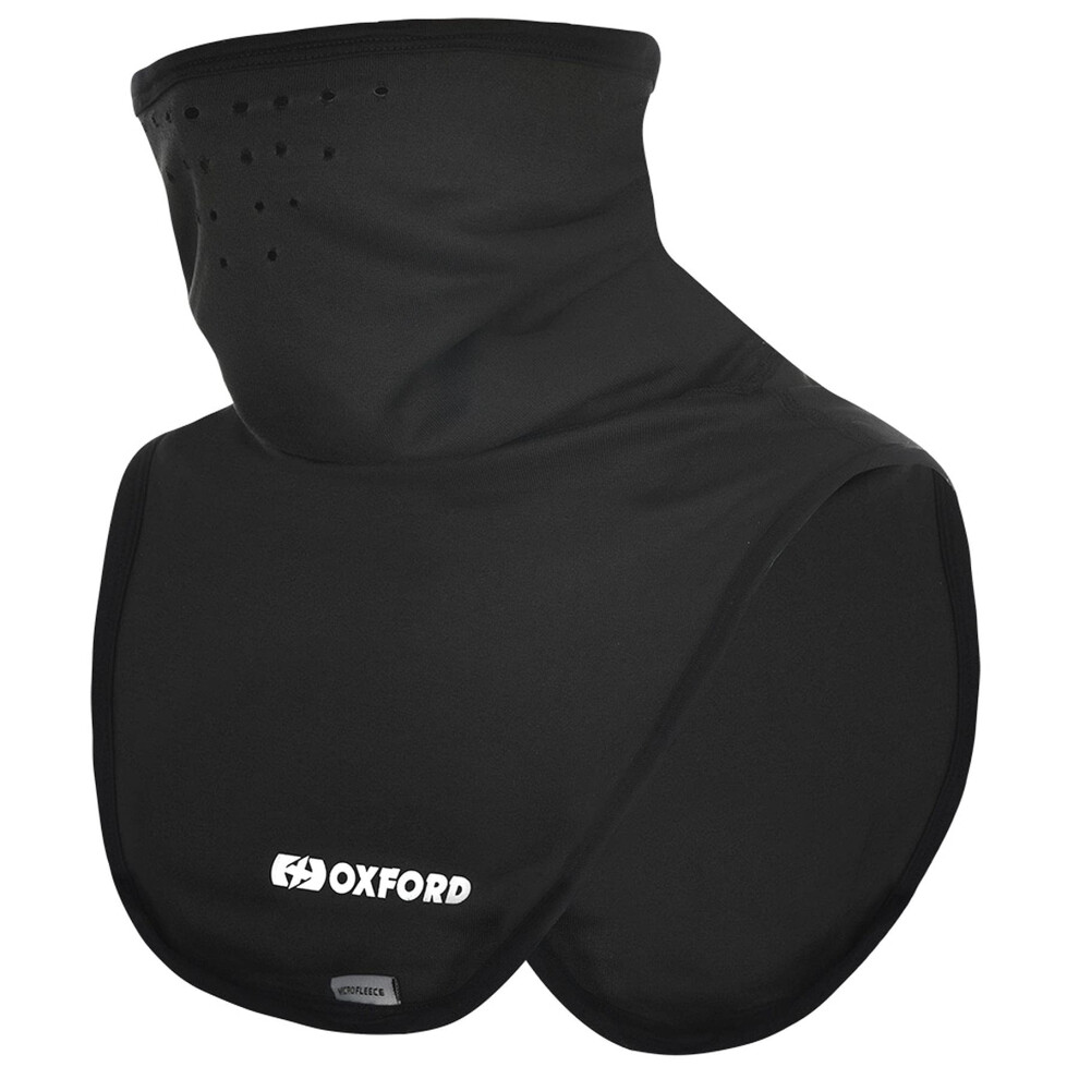 Oxford Deluxe Micro Fibre Neck Tube Black 5030009352799
