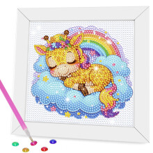 Nardoll Diamond Art Kit - Umen a remesla - Diamantov obraz s drevenm rmem - GEM Art pro dvky Chlapci Dospel Zactecnci Domc dekorace na zed