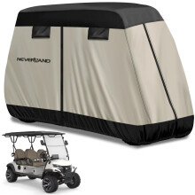 Funda de Carrito de Golf NEVERLAND 4 Pasajeros - Cubierta Impermeable para Exteriores, 420D Compatible con EZGO