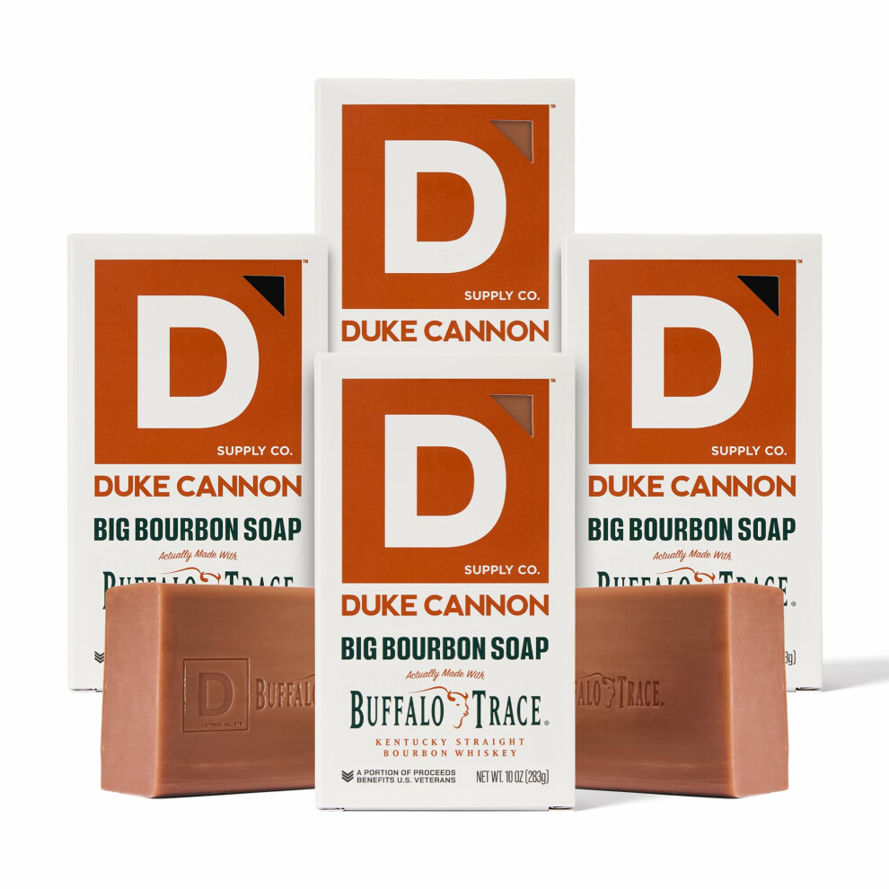 Duke Cannon Supply C Duke Cannon Supply Co. Extra Large Bar Soap Bundle - Men's Natural Bar Soap With Masculine Scents - Big American Bourbon Usa-Made Soap - All Skin Type
