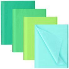 Phinus Tissue - 80 20""-vellen voor cadeauzakjes, bruiloften en verjaardagen, doe-het-zelf ambachten en decoraties (groen)