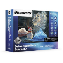 Discovery Frozen Earth Science Kit - 67 STEM Experiments for Kids| Grow Crystals, Make Snow & Slime| Educational