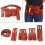 5in1 Leather Tool Pouch with 4 Movable Holders for Scaffolding and Construction 1