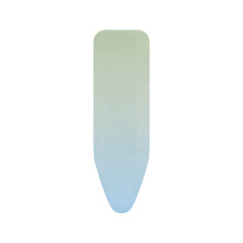 Brabantia Ironing Board Cover B 48.8 x 15 in - Soothing Sea | 100% Cotton Top Layer with 0.3 in Foam Padding for Size B Ironing Boards | Durable Was