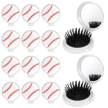 12 db baseball mini detangler kefe sszecsukhat tkr hajkefk utazsi hajkefe nem gubanc Puha rugalmas srtk egyenes gndr vastag hajhoz baseball