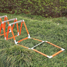 Foldable Agility Ladder for Speed and Footwork Training, Durable PP Material for All Ages 10 Grids