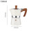 Μηχανή εσπρέσο Moka Pot, καφετιέρες σούπερ εσπρέσο, ανθεκτική και εύκολη στο 2
