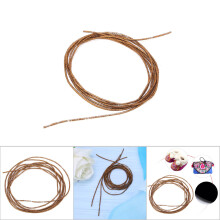 DIY Coffee Embroidery Thread 1.5mm Gloss Copper Wire for Crafting