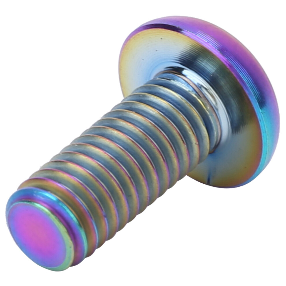 5 Pack Titanium Alloy M5*12 Bicycle Cage Bolts Colorful Screw Set 8391362482873