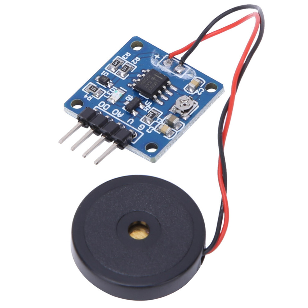Adjustable Piezoelectric Vibration Tapping Sensor Module 5.0V Dc 6931362483412