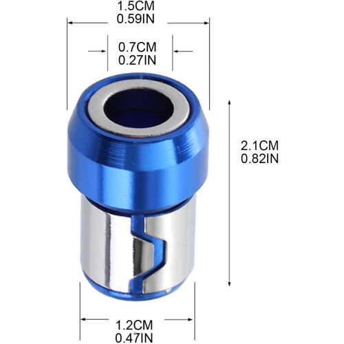 for 6.35mm 1/4" Drill Bit Magnet Powerful Strong Magnetizer Electric Screwdriver Bits Bit 1