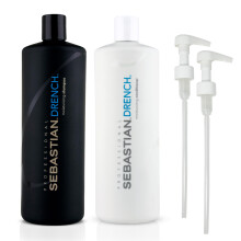 Sebastian Professional Drench Shampoo & Conditioner Duo Set | 33.8 Fl Oz Flessen met Pompen | Intense Hydratatie