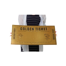 Deluxe Golden Ticket verraskning skrapkort | personliga gvor eller festfavoriter | Genus Reveal Ider | Brllopskort | Presenter fr mn | Grav