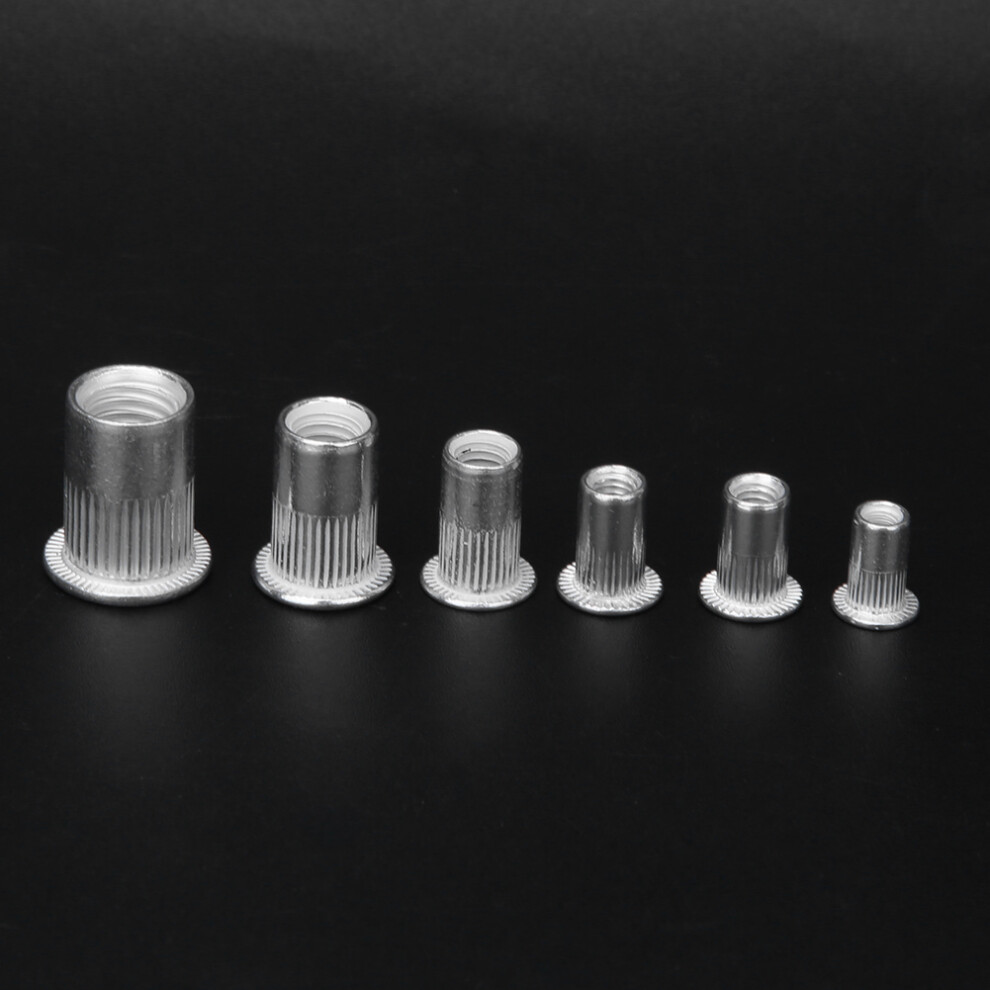 Threaded Aluminum Rivet Nut Kit 150Pcs - Flexible Insert Nuts M3-M8 7621362484531