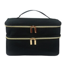 Sewing Storage Organizer Tools And Basket For Supplies And Accessories Bag For Sewing Mending(Black)