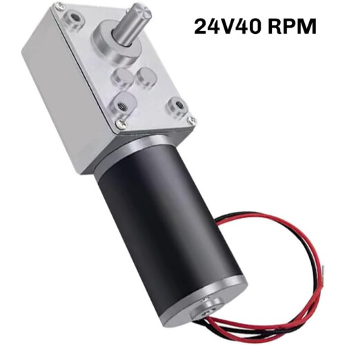 5840-31ZY Turbo Worm Encoder Micro DC Reduction Motor Self Locking Speed Control Small Motor 24V 24V40RPM 1