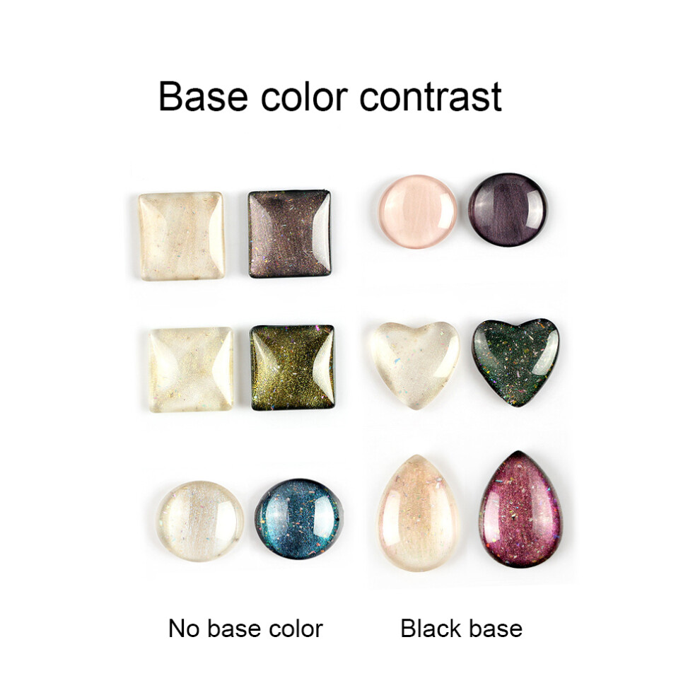 Clear 50pcs Nail Polish Display Cards for Gel Manicure Selection