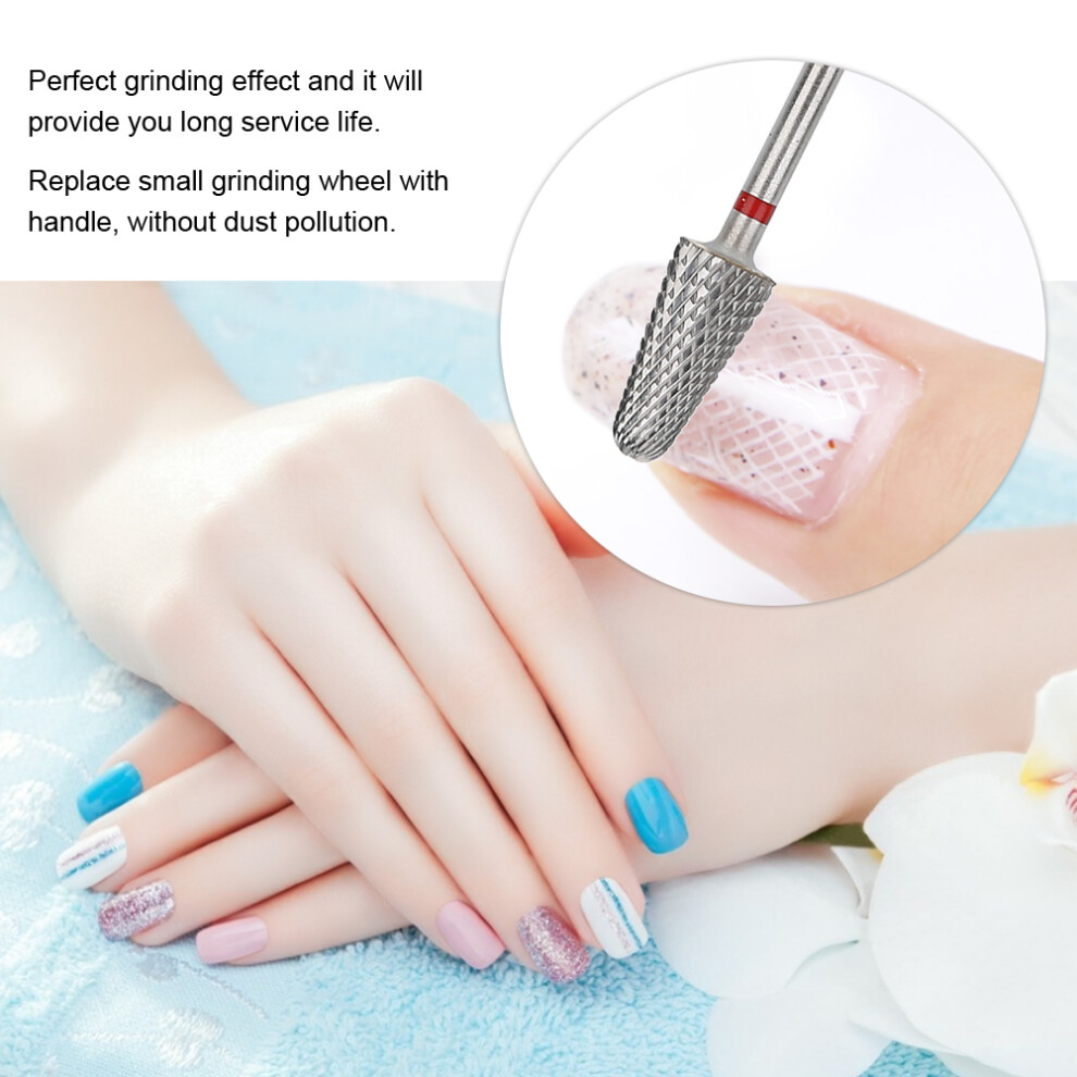 Professional Tungsten Steel Nail Drill Bits for Manicure & Pedicure Accessories