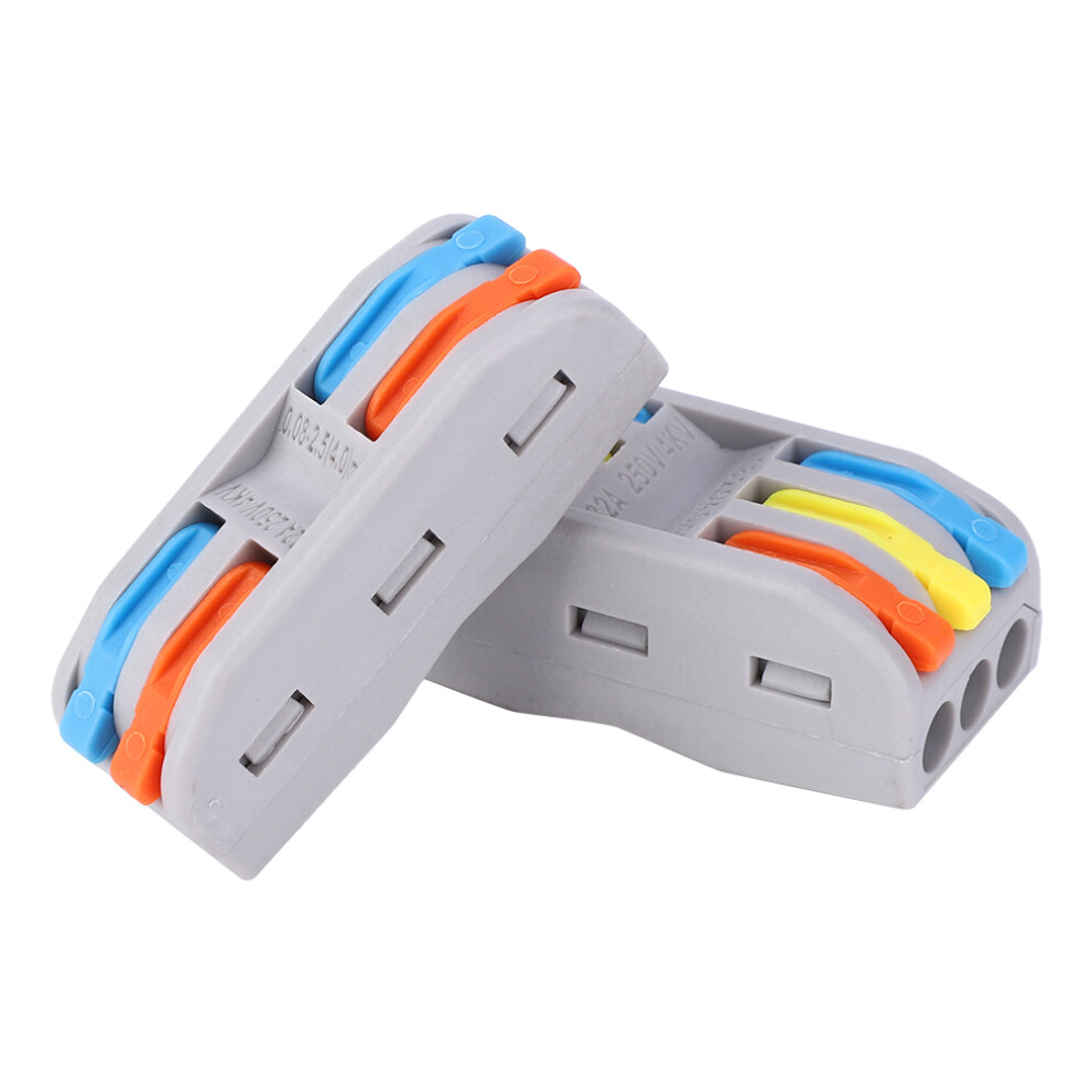 48Pcs Colorful Wiring Connectors 11-28Awg Pct-2-2 Pct-2-3 4171362486682