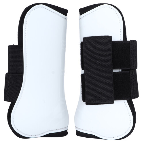 2PCS White Horse Leg Boot Protection Support Guards - 25.6x11.8cm 2
