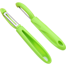 Rutschfestes Design, perfekte Grifflänge, Gemüseschäler aus Edelstahl mit ergonomischem, rutschfestem Griff für sicheres und komfortables Schälen