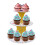 Ανθεκτική και αξιόπιστη βάση για cupcakes, με σχέδιο πουά που φέρνει χαρά στην 6