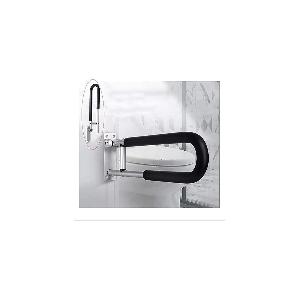Grab RailGrab Rails,Bathroom Grab Bars Elderly Handrails Foldable Non-Slip Bathroom Handrails Disabled Toilet Barrier-Free Railings