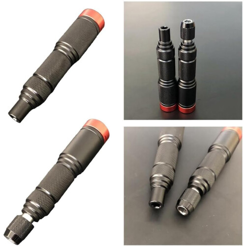 Portable Hex Screwdriver Shaft Handle Quick Change Screwdriver Bit Holder Extension Socket Drill Bit Holder B 2