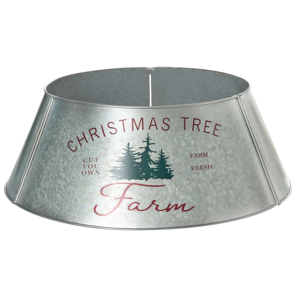 Christmas Tree Collar ROVANIEMI Iron Silver 65 cm-image-OPC-PJHCX9M-NEW