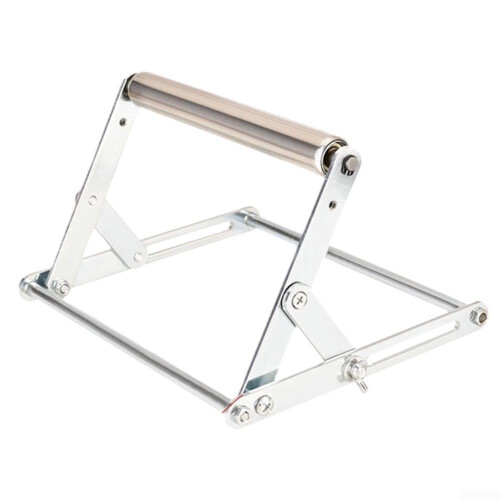 Metal Folding Workbench Stand with Adjustable Height 25-145mm for Table Saw and Cutting Machine Support Frame
