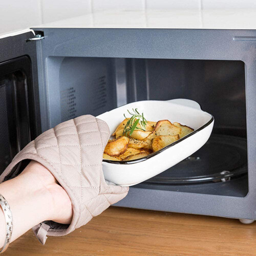 Ανθεκτικά γάντια φούρνου σιλικόνης, ανθεκτικά στη θερμότητα για ασφαλή χειρισμό 2