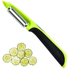 Scharfe Gemüseschäler, Küchenutensilien mit ultradünner Schälung und ergonomischem, rutschfestem Griff, Schäler aus Edelstahl für Kartoffeln,