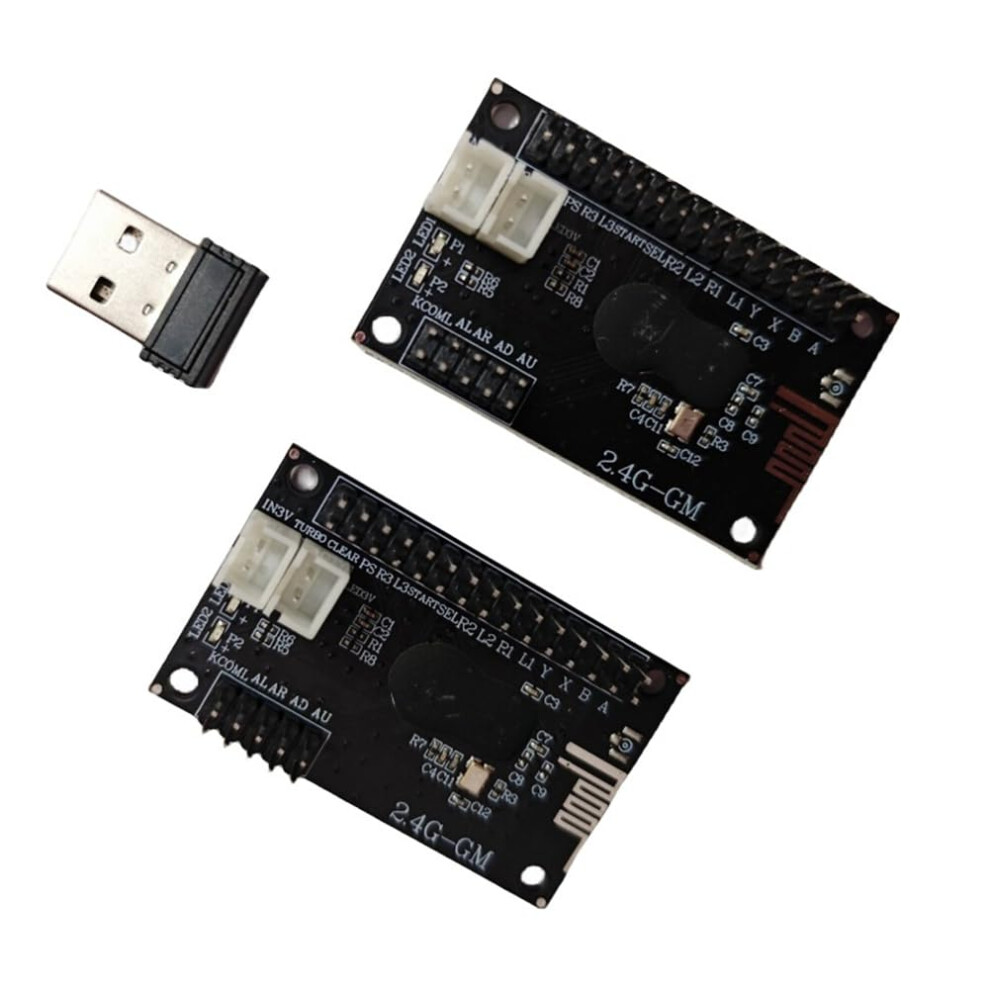 2.4G Wireless 2 Players Usb Zero Delay Joystick Encoder Pcb Board For Diy Game Console Parts 9323874038582