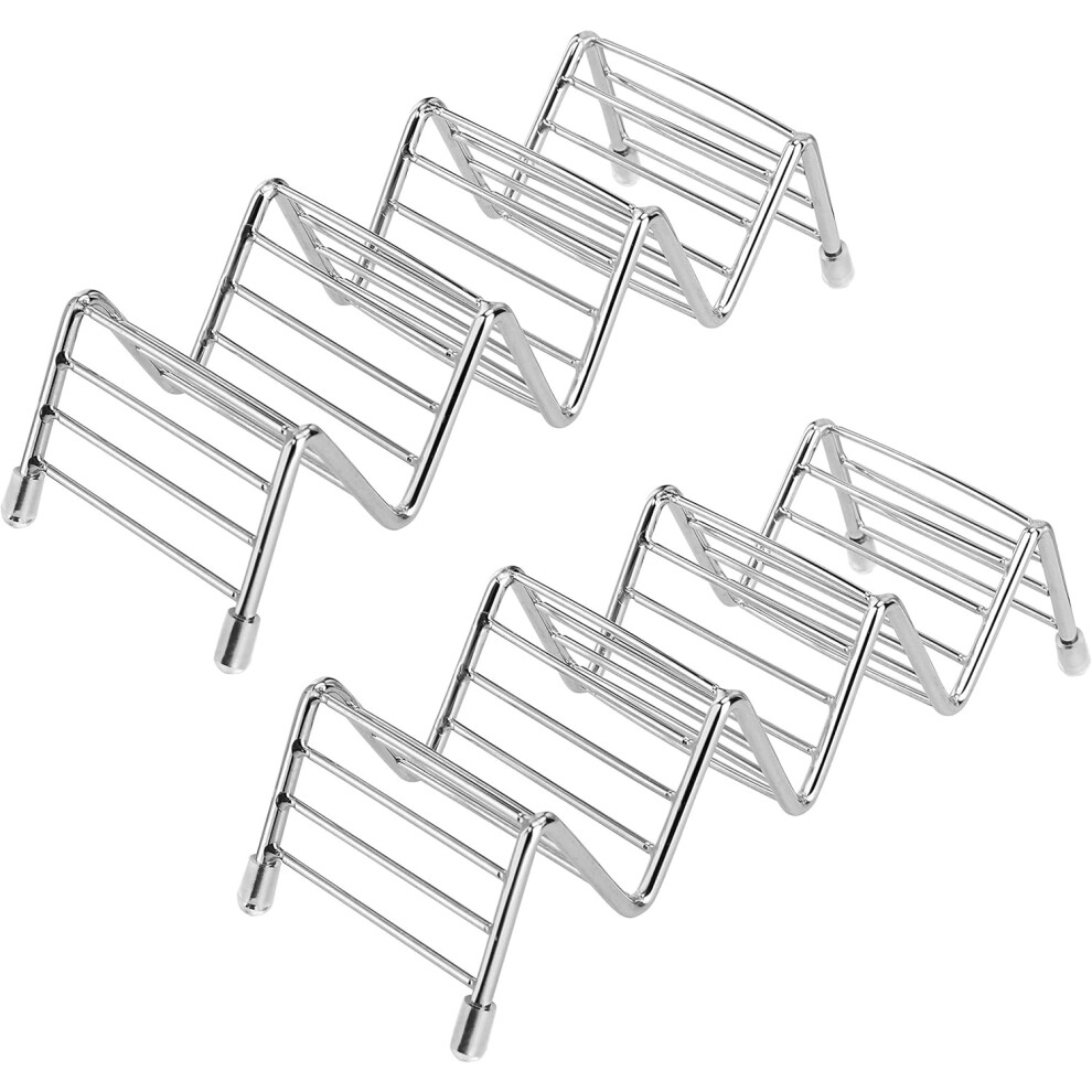 Upgrade Your Dining Experience, Premium Stainless Steel Taco Stand With Non-slip Foot Design, Wide Use For Hotels Restaurants And Home-image-OPC-PN2PXBR-NEW