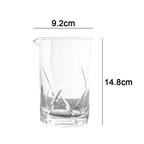 Ποτήρι ανάμειξης κοκτέιλ Barware Essentials, εντυπωσιακό κρυστάλλινο σκεύος μπαρ με 1