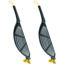 Colador de silicona resistente al calor para todas las sartenes, colador con clip fácil de usar y apto para lavavajillas, colador de cocina de