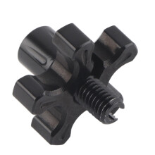 Motorcycle Clutch Cable Fine Tuner CNC Aluminum Alloy Black for Precise Shift