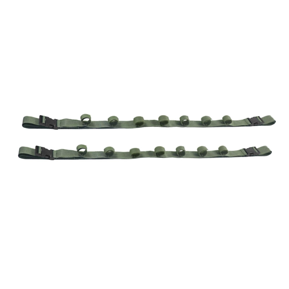 2Pcs Vehicle Fishing Rod Holder Adjustable Fishing Rod Rack Car Rod Carriers Fixing Strap For Car Suvs Enduring Armygreen 9105992156450
